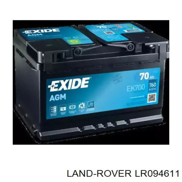 LR094611 Land Rover batería de arranque