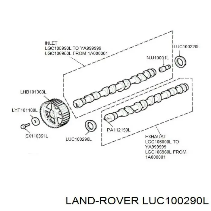 LUC100290L Rover 