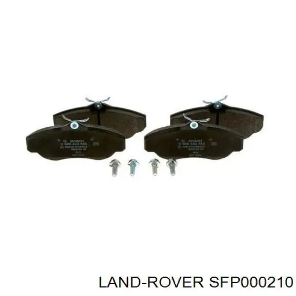 SFP000210 Land Rover pastillas de freno delanteras