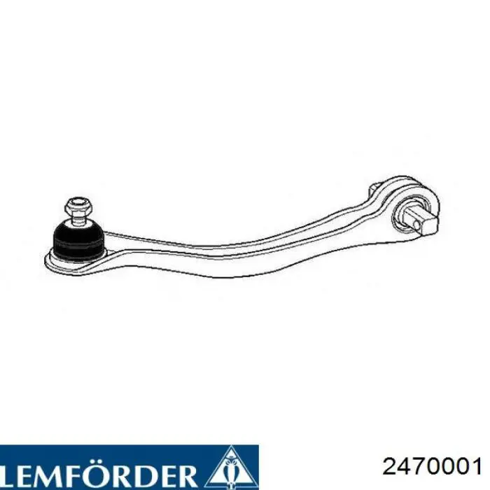 24700 01 Lemforder brazo suspension trasero superior derecho