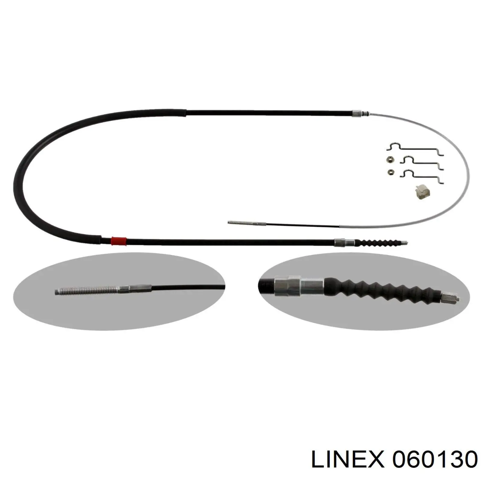 060130 Linex cable de freno de mano trasero izquierdo