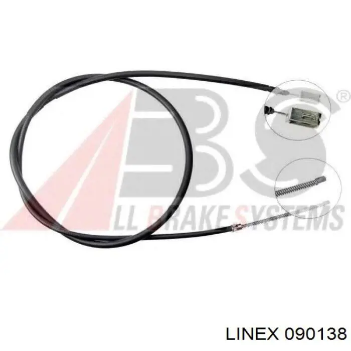 09.01.38 Linex cable de freno de mano trasero derecho