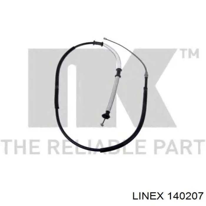 14.02.07 Linex cable de freno de mano trasero derecho