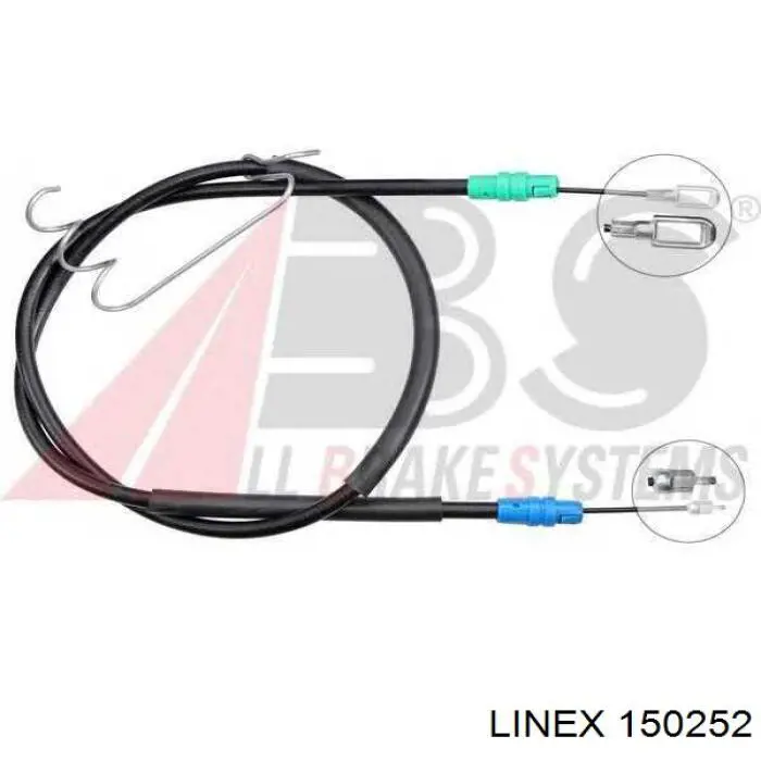 15.02.52 Linex cable de freno de mano trasero izquierdo