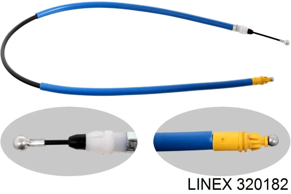 32.01.82 Linex cable de freno de mano trasero derecho