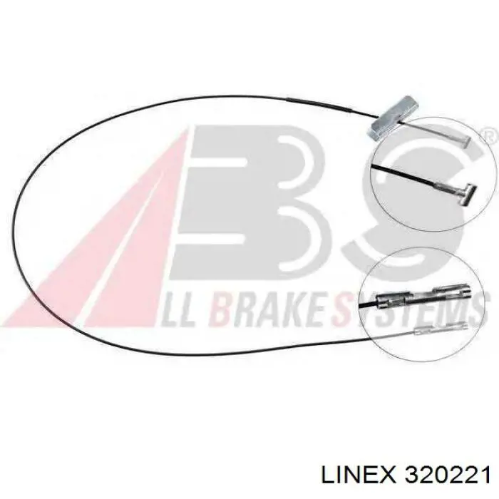 32.02.21 Linex cable de freno de mano intermedio