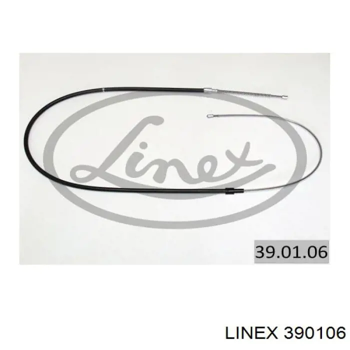 39.01.06 Linex cable de freno de mano trasero derecho/izquierdo