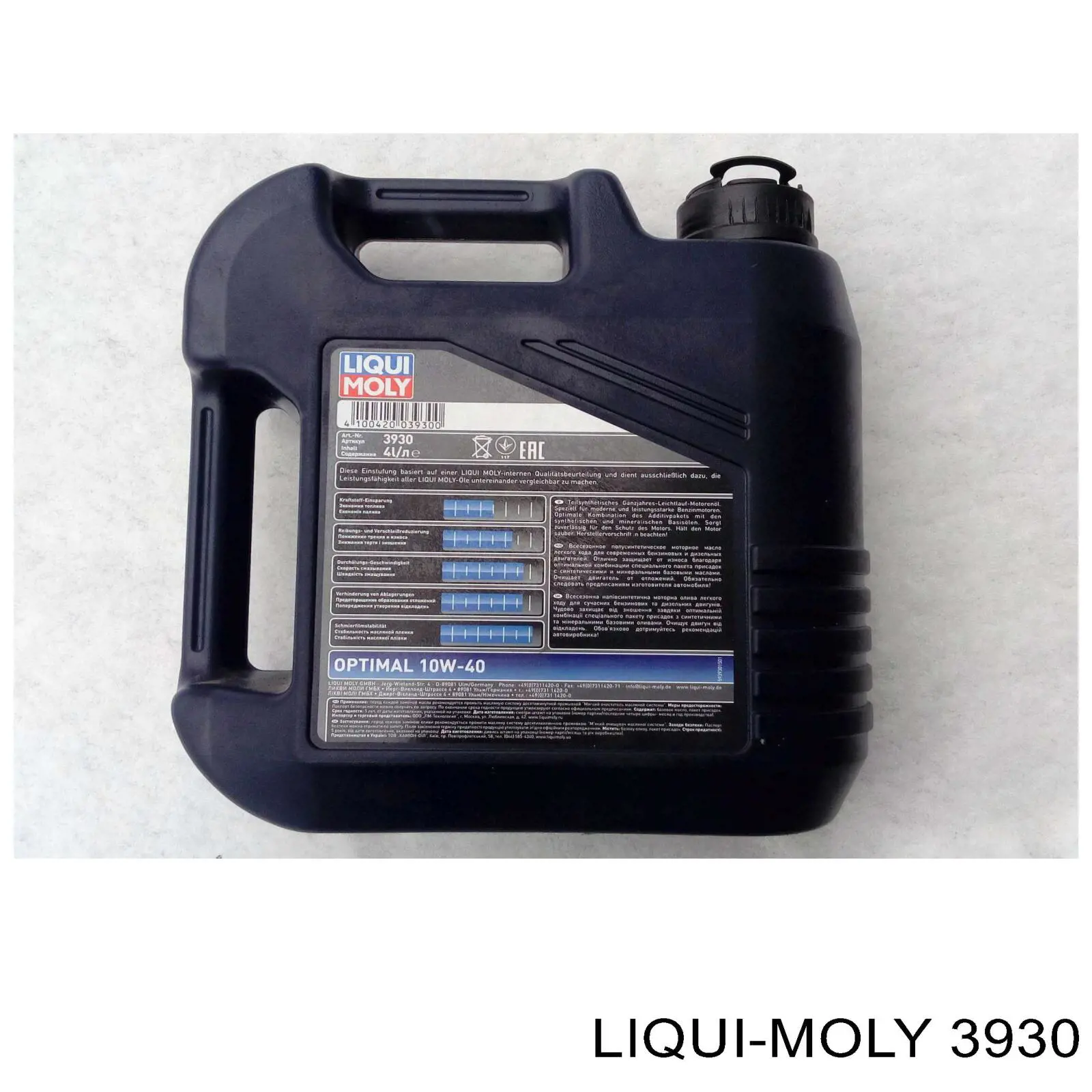 3930 Liqui Moly aceite de motor