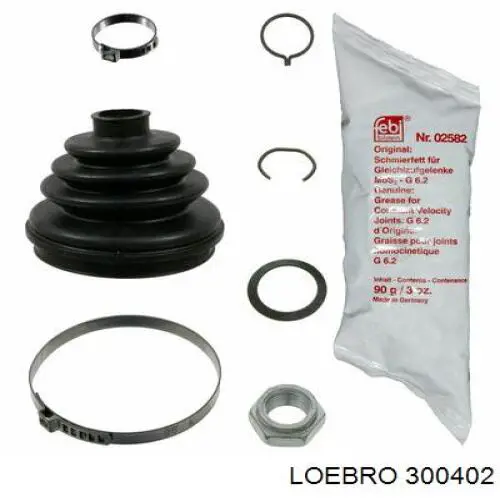 300402 Loebro fuelle, árbol de transmisión delantero exterior