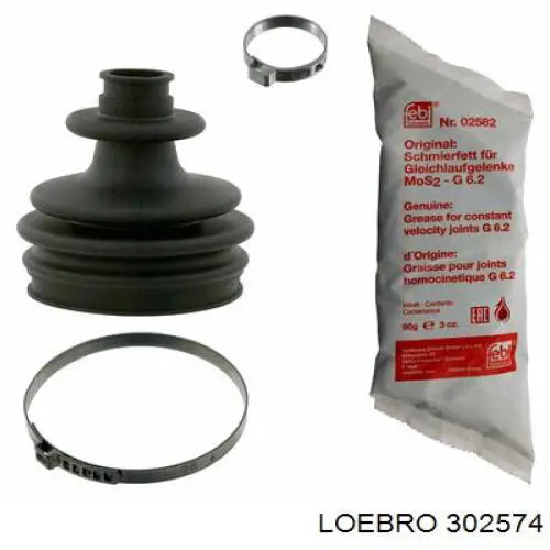 302574 Loebro fuelle, árbol de transmisión delantero exterior