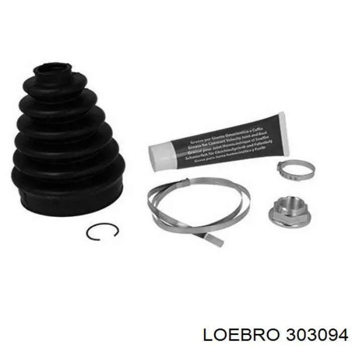 303094 Loebro fuelle, árbol de transmisión delantero exterior