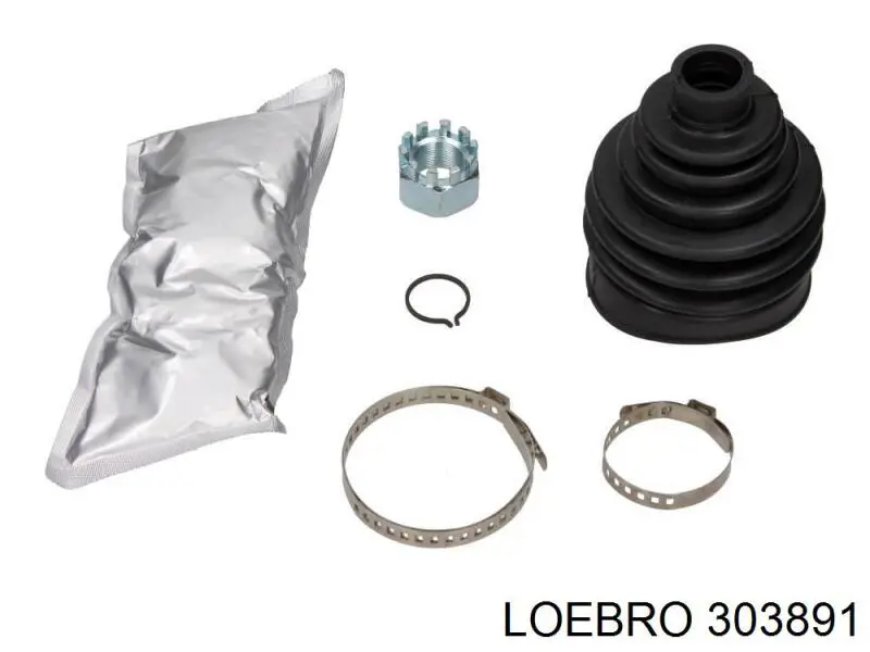 303891 Loebro fuelle, árbol de transmisión delantero exterior