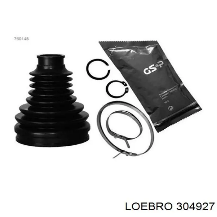 304927 Loebro fuelle, árbol de transmisión delantero interior