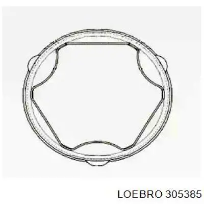 305385 Loebro fuelle, árbol de transmisión delantero interior