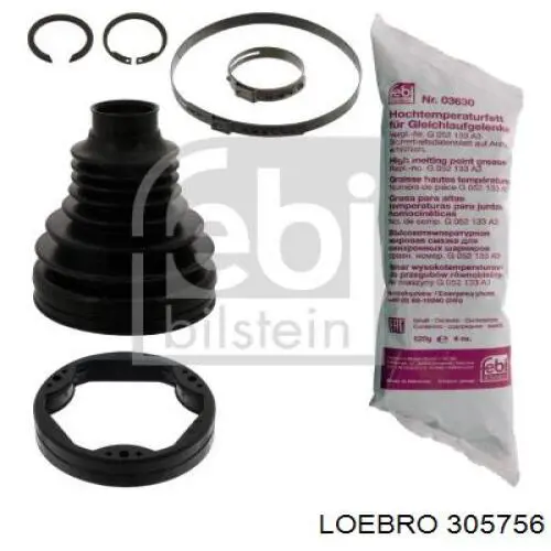 305756 Loebro fuelle, árbol de transmisión delantero interior