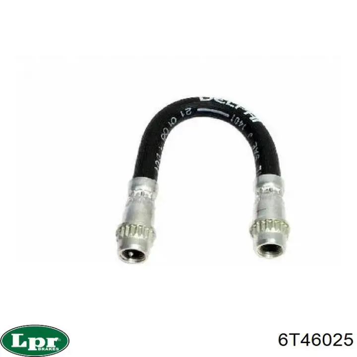 6T46025 LPR tubo flexible de frenos trasero