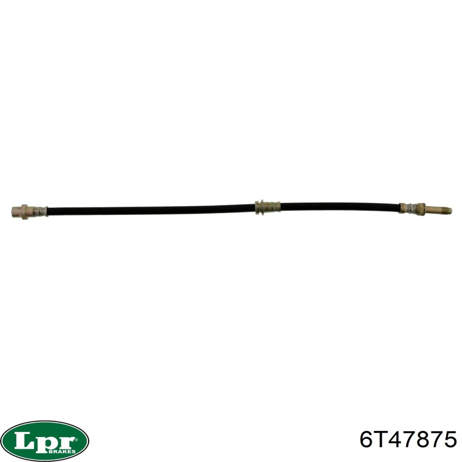 6T47875 LPR tubo flexible de frenos trasero