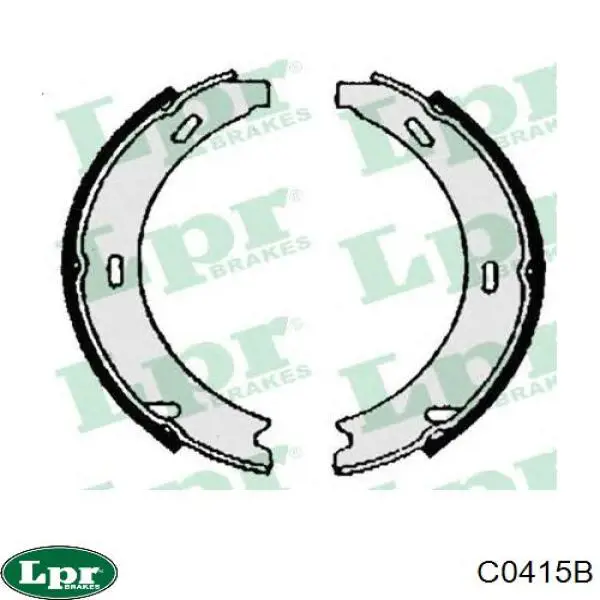 C0415B LPR cable de freno de mano trasero izquierdo