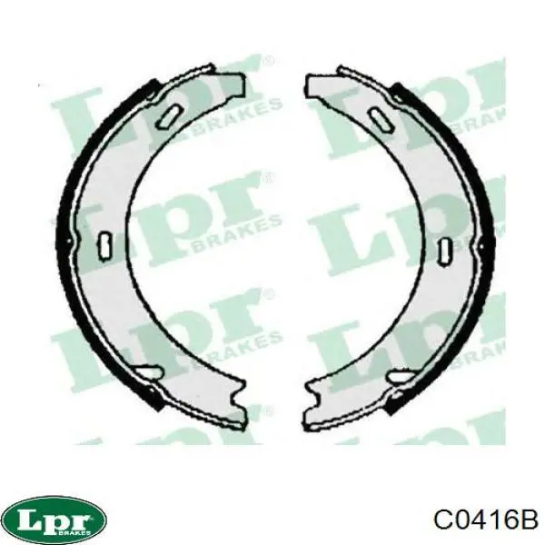 C0416B LPR cable de freno de mano trasero derecho