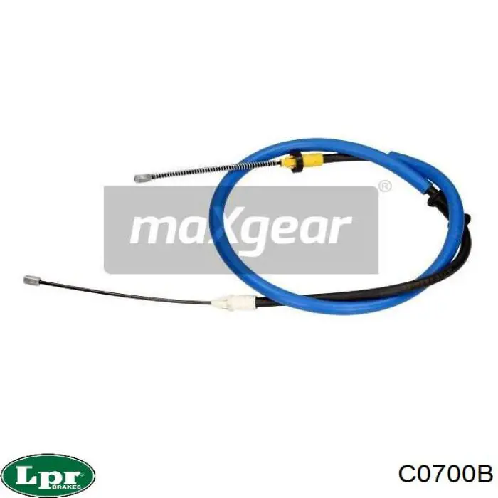 C0700B LPR cable de freno de mano trasero derecho