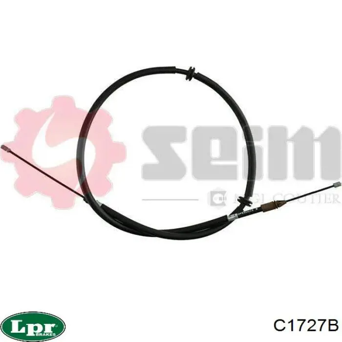 C1727B LPR cable de freno de mano trasero derecho