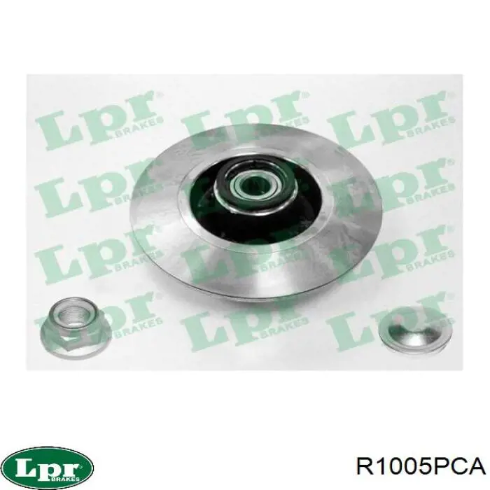 R1005PCA LPR disco de freno trasero