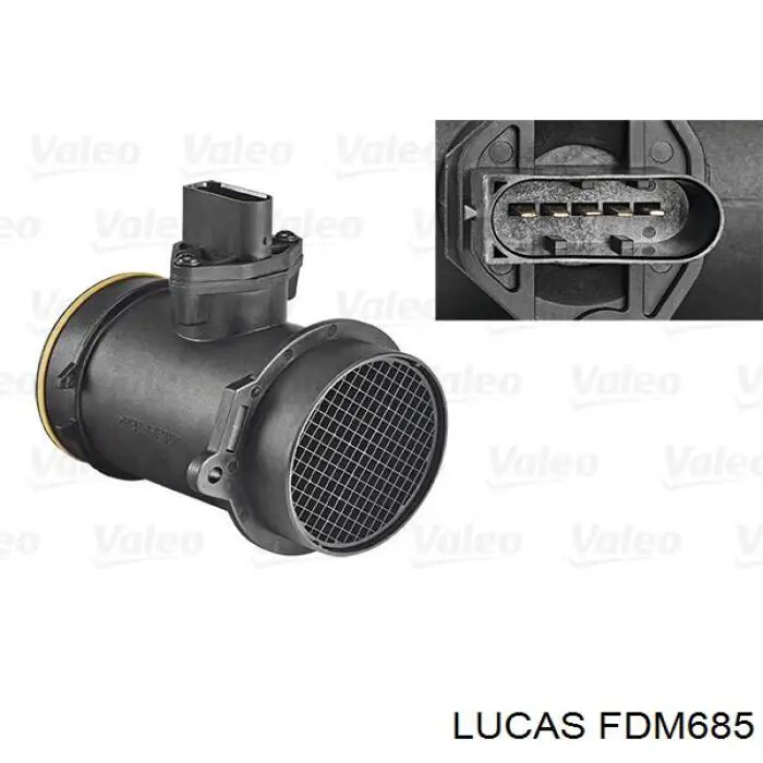 FDM685 Lucas sensor de flujo de aire/medidor de flujo (flujo de aire masibo)