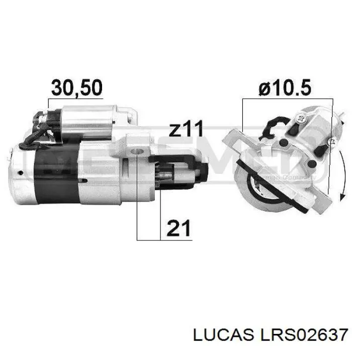 11040902 Eurotec motor de arranque