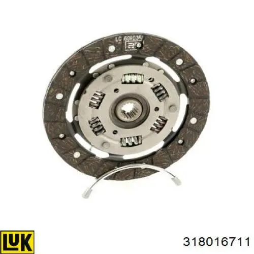 318016711 LUK kit de embrague (3 partes)