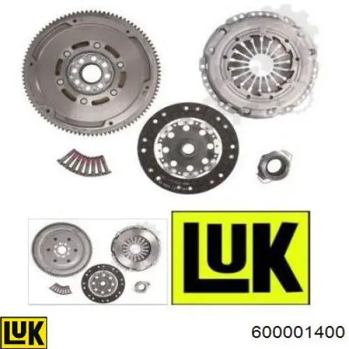 600 0014 00 LUK kit de embrague (3 partes)