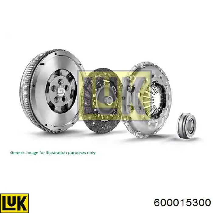 600 0153 00 LUK kit de embrague (3 partes)