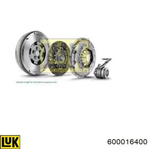 600016400 LUK kit de embrague (3 partes)