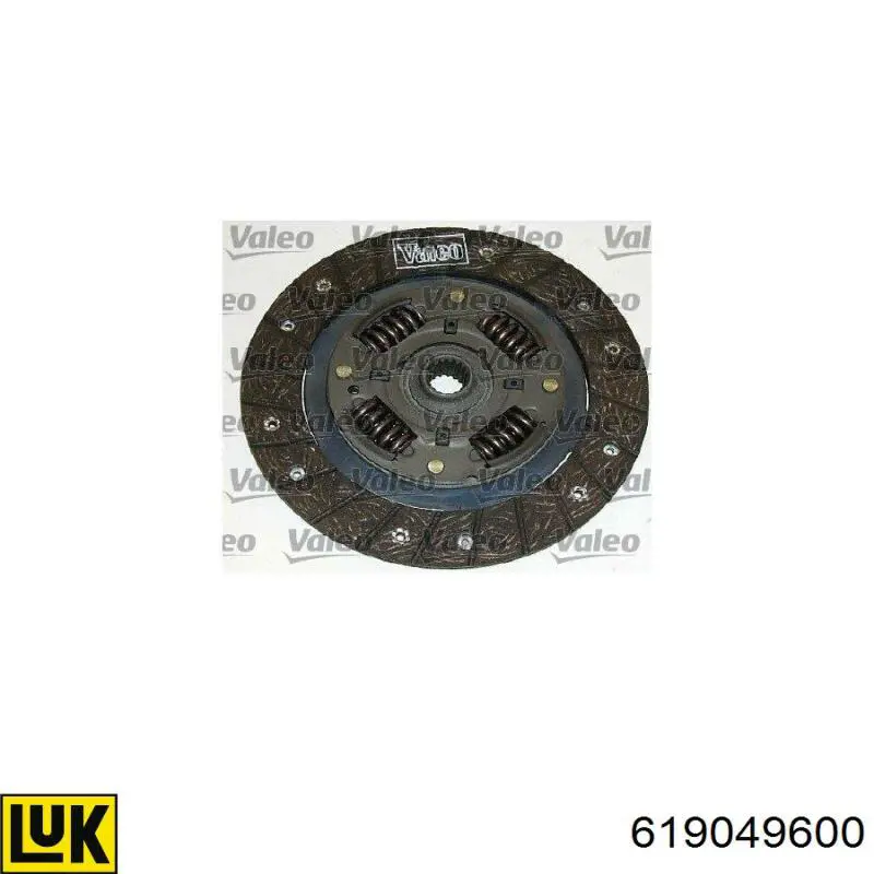 619049600 LUK kit de embrague (3 partes)