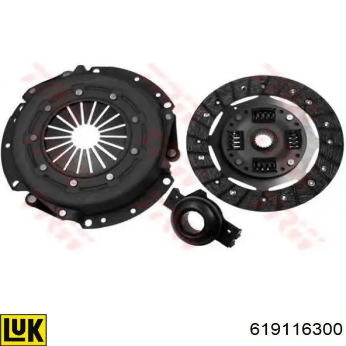 5888396 Fiat/Alfa/Lancia kit de embrague (3 partes)