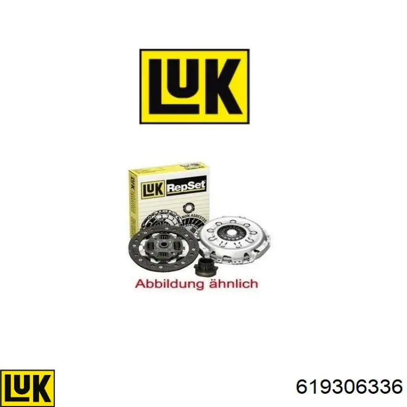 619 3063 36 LUK kit de embrague (3 partes)