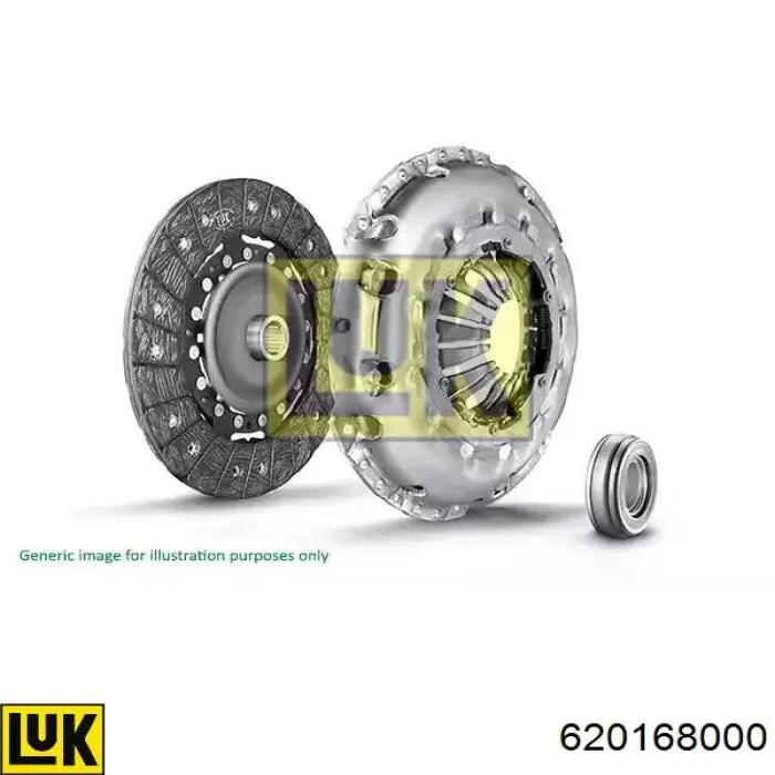 620168000 LUK kit de embrague (3 partes)