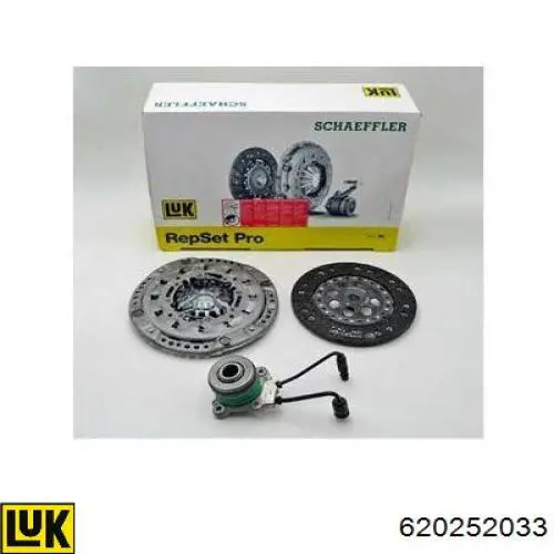 620 2520 33 LUK kit de embrague (3 partes)