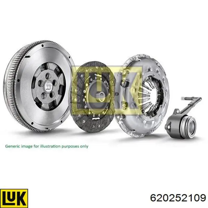 620252109 LUK kit de embrague (3 partes)