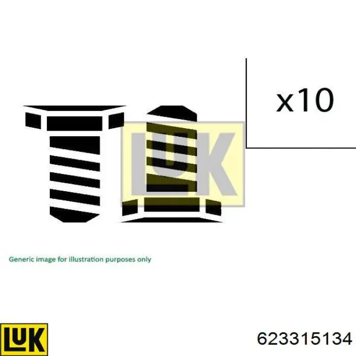 623315134 LUK kit de embrague (3 partes)