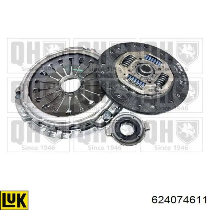 71734938 Fiat/Alfa/Lancia kit de embrague (3 partes)