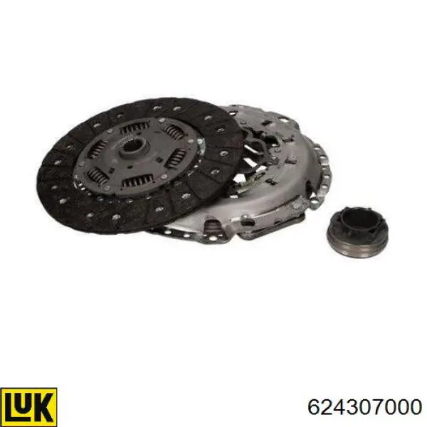  Kit de embrague (3 partes) para Audi A6 4BH