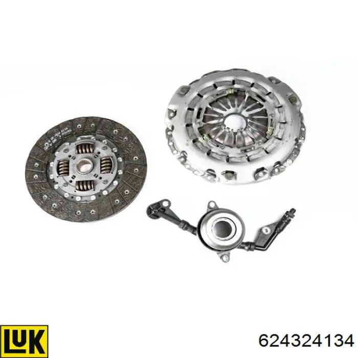 A018250790180 Mercedes kit de embrague (3 partes)