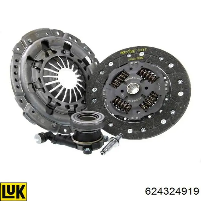 A021250280180 Mercedes kit de embrague (3 partes)