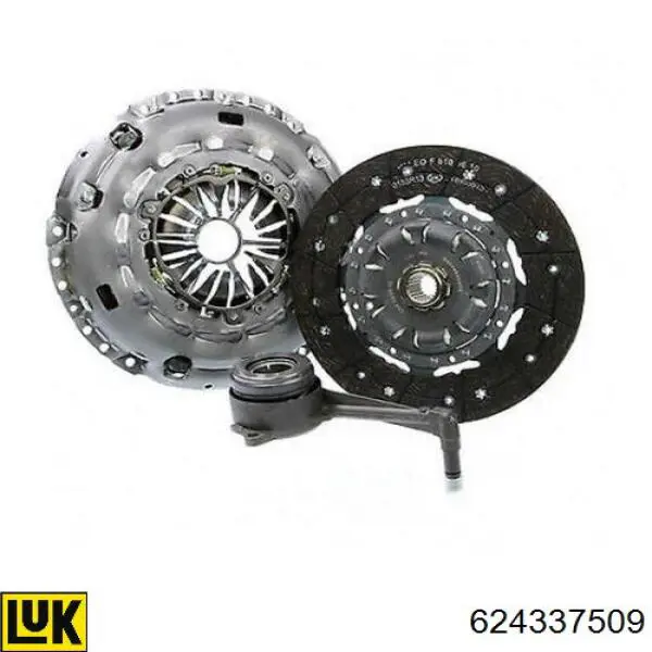 1516731 Ford kit de embrague (3 partes)