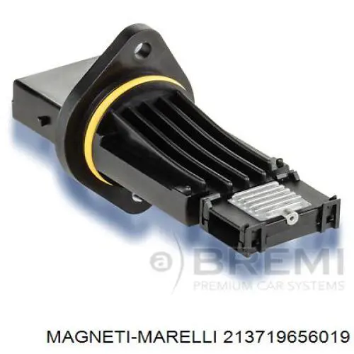 213719656019 Magneti Marelli sensor de flujo de aire/medidor de flujo (flujo de aire masibo)