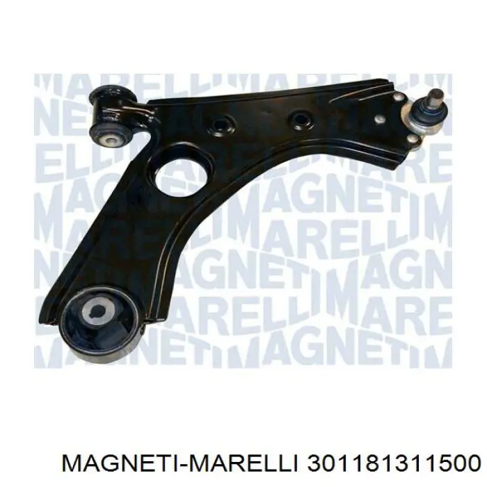 301181311500 Magneti Marelli barra oscilante, suspensión de ruedas delantera, inferior derecha