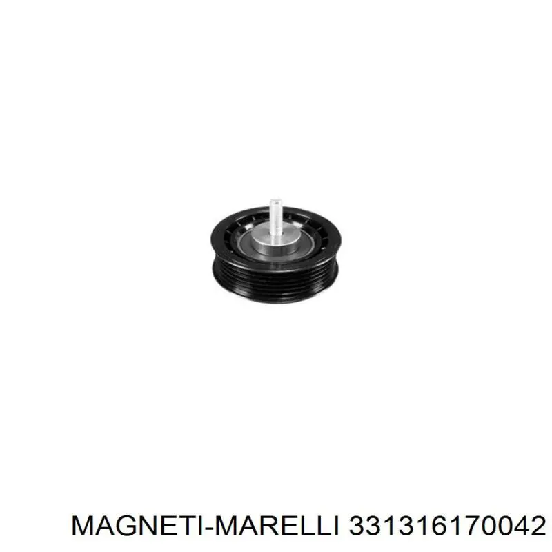 331316170042 Magneti Marelli rodillo, correa trapecial poli v