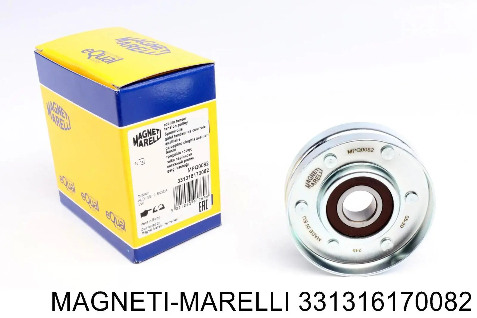 331316170082 Magneti Marelli rodillo, correa trapecial poli v