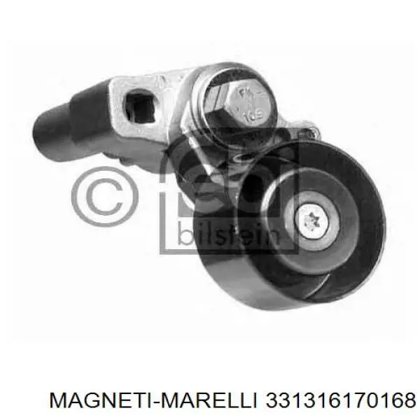 331316170168 Magneti Marelli rodillo, correa trapecial poli v