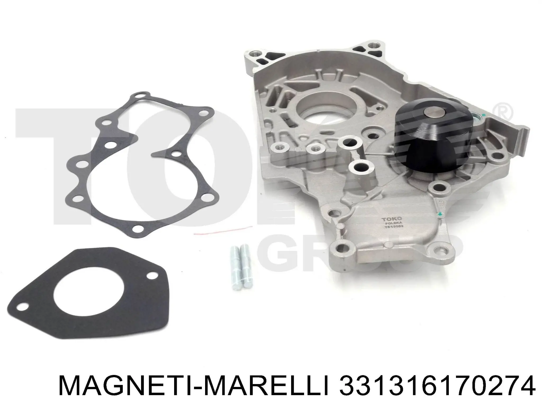 331316170274 Magneti Marelli rodillo, correa trapecial poli v